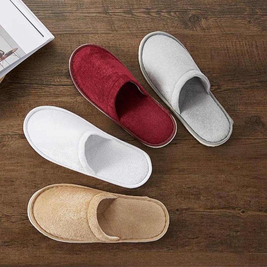 Unisex Disposable Slippers Hotel Travel Slipper Party Home Guest Use Men Women Shoes Salon Homestay