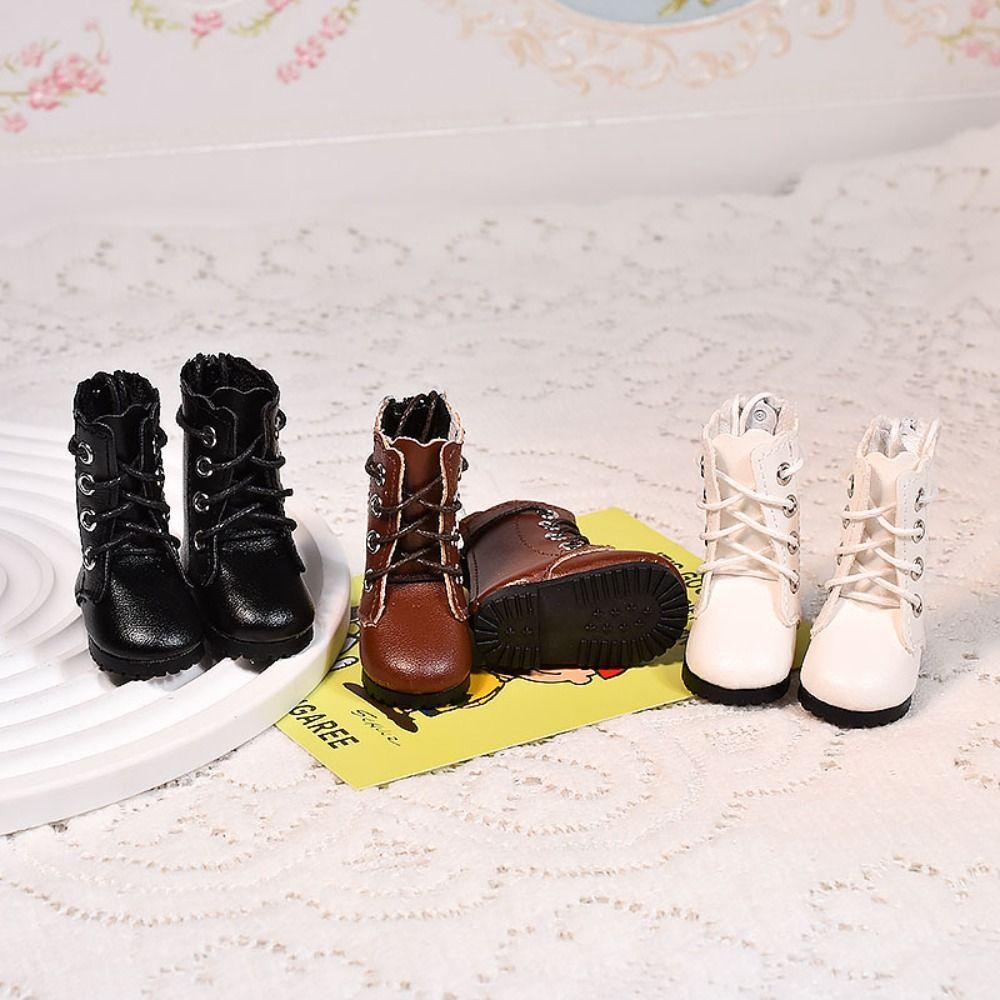 Casual Wear Doll Boots Long Knees Doll Leather Shoes Fashion 1/6 Doll Shoes  Girl Gift