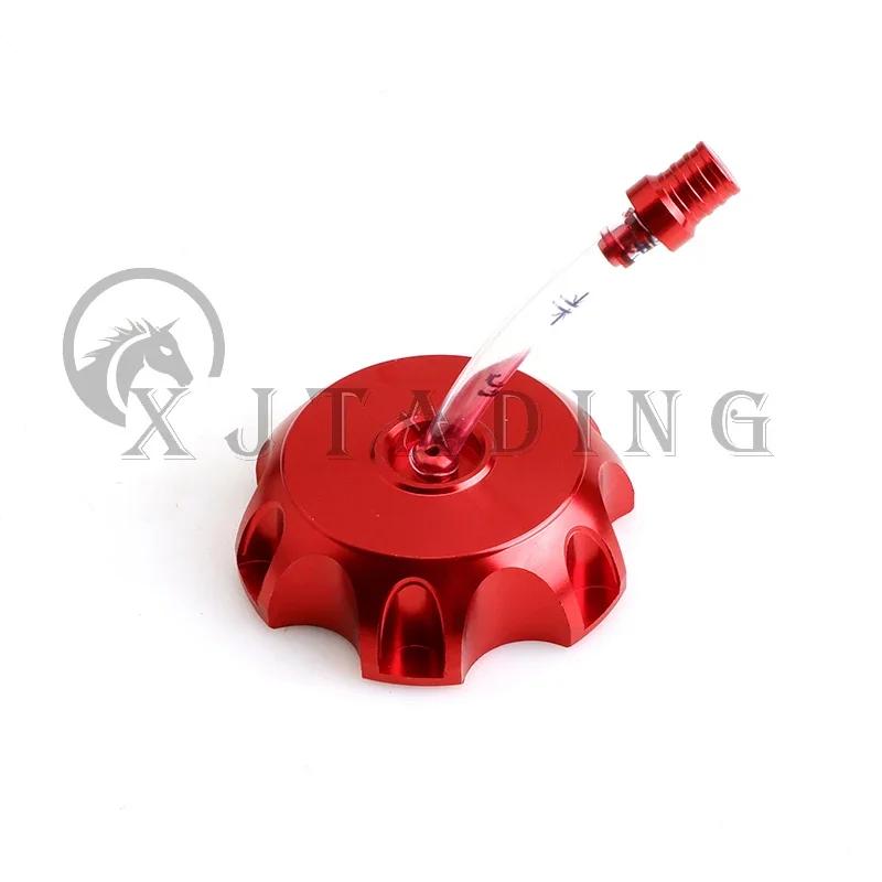 CNC Aluminum Gas Fuel Tank Cap Cover For Kayo Bse Chinese CRF TTR KLX 110 50 70 90 125 140 150 160 190 CC Dirt Pit Bike Parts