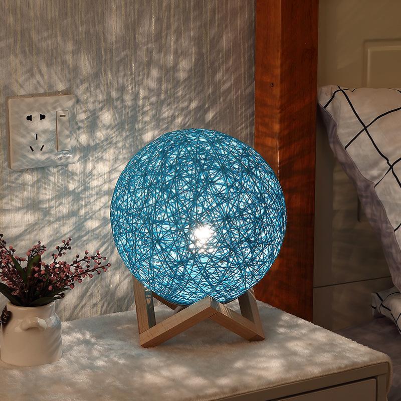 1Pc USB Lighting Portable LED Night Light Homestay Fujimura Starry Sky Projection Moon Light Nordic Bedside Decoration