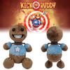 Peluche Kick The Buddy, Pelliccia Morbida Cristallo, Marrone, Altezza 30cm, Imbottitura in Cotone PP
