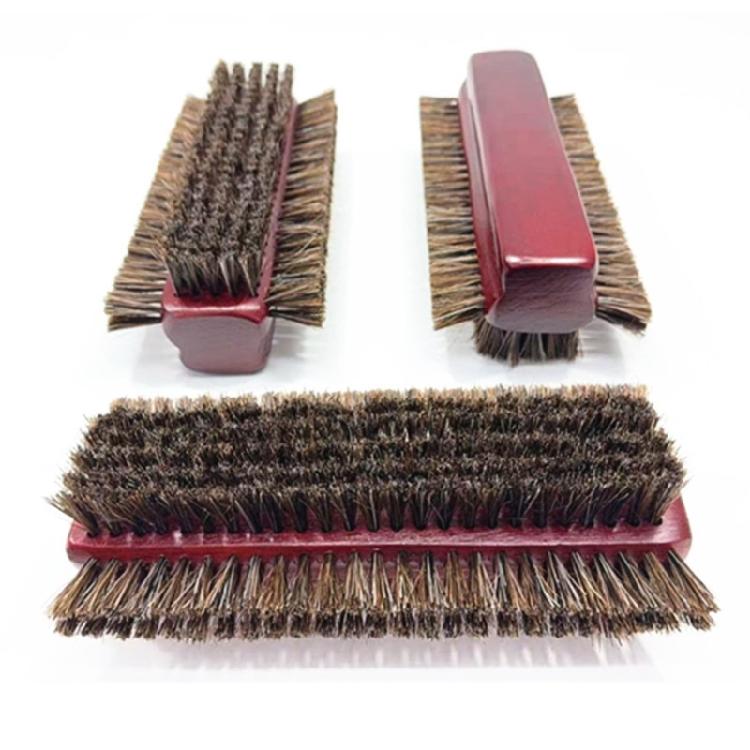 Multifunctional 3 Sided Pool Table Cleaning Tool Billiard Table Brush Horse Hair Cleaner Maintenance Billiards Accessory
