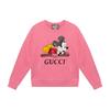 X Disney Sweatshirts Women's Pink Crew Neck Moderate Regular 469250-XJB8C-5412