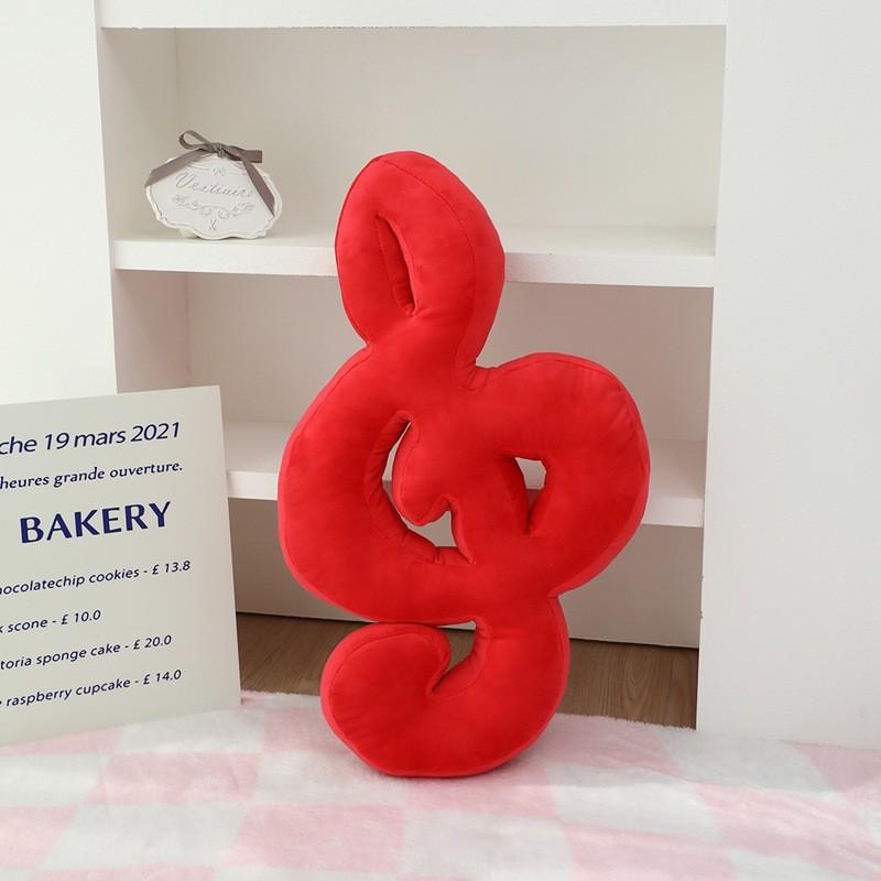 

Musical Plush Note Toy Cartoon Doll Kids Sleep Soothing Pillow Gift Birthday красный