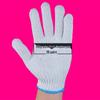 Men's Durable White Cotton Nylon Work Gloves for Construction