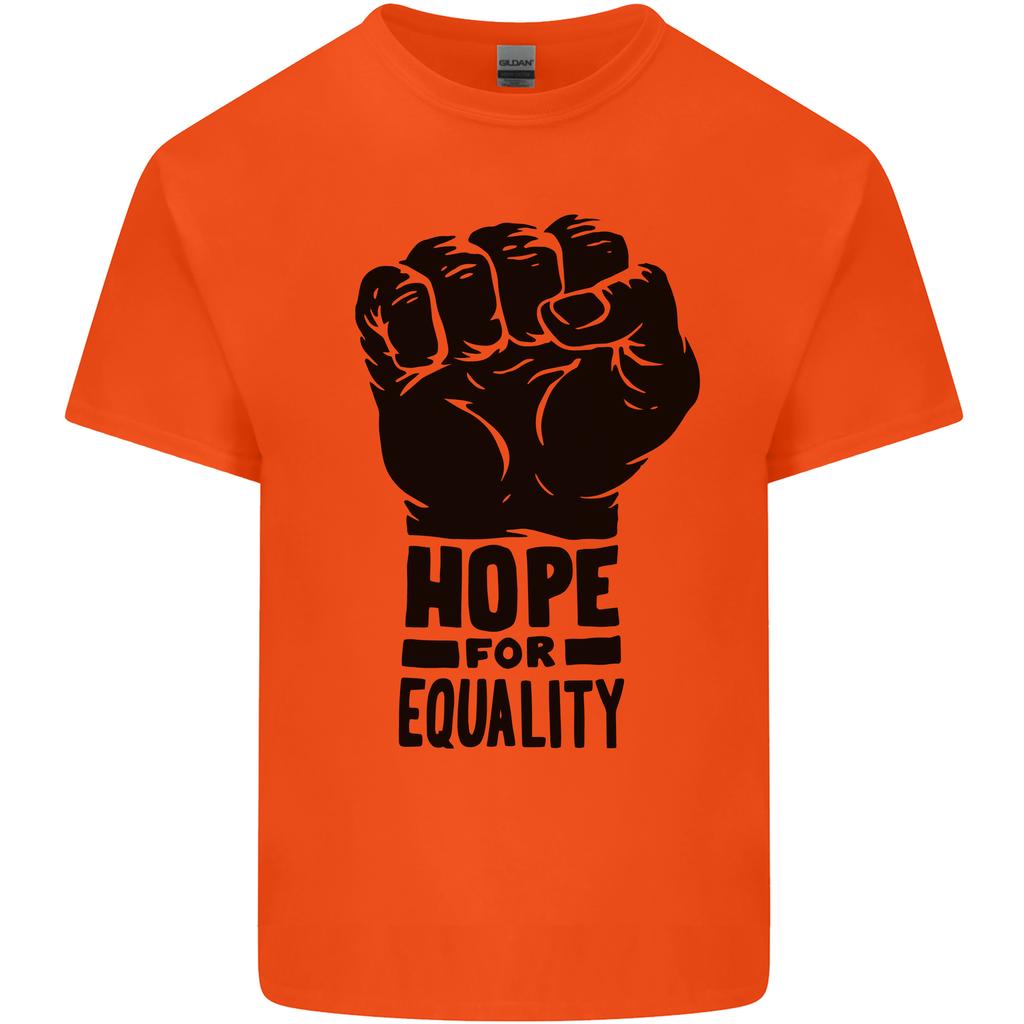 Hope for Equality Black Lives Matter LGBT Unisexs Light Cotton TShirt