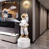 Large Astronaut Figurine with Starry Sky Light – Floor-Standing Decoration for Living Room or TV Cabinet, Perfect Housewarming Gift.