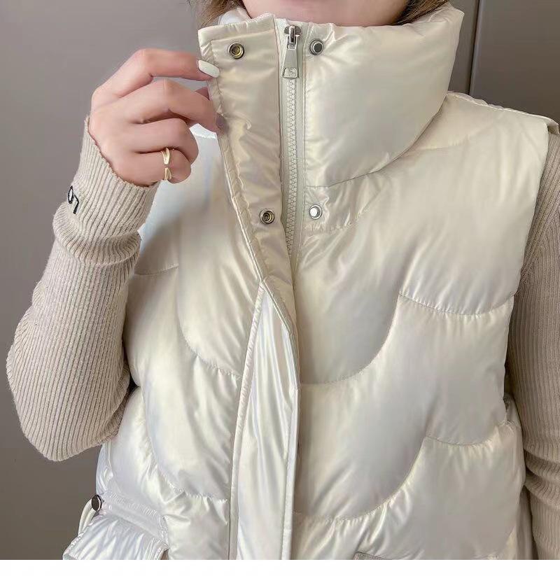 Damen 2024 Herbst/Winter Stilvolle Daunenweste - Waschfrei, Kältefest, Modische Gilet.
