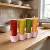 3D Printing Condiment Tube Rack Wave Shaped Ketchup Tube Fixing Shelves  Refrigerator Storage