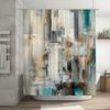 Abstract Art Shower Curtain Modern Colorful Watercolor Design For Bathroom Decor, 72X84 Inches (183Cm X 213Cm)