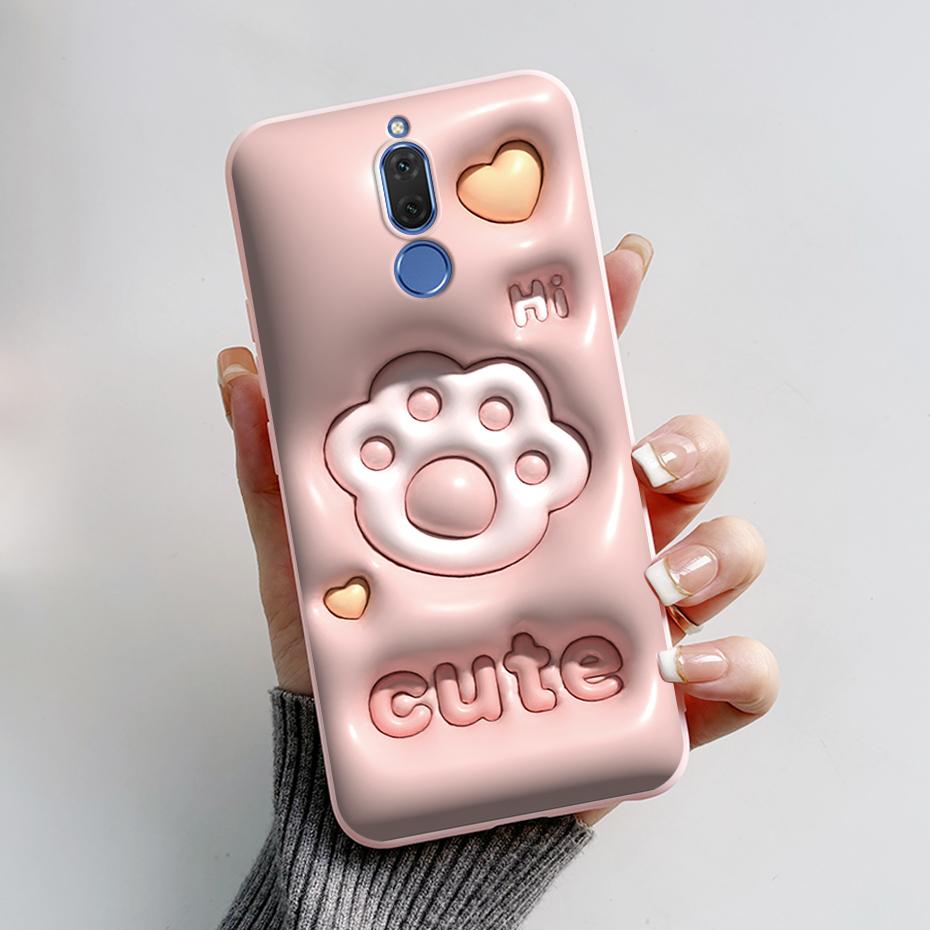 For Huawei Mate 10 Lite Case Rabbit Panda Pattern Cute Silicone Funda Back Cover For Huawei G10 Nova 2i Maimang 6 RNE-L21 Shell