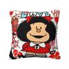 Custom Mafalda Kawaii Vintage Quino Comic Cartoon Mang Anime Throw Pillow for Living Room Luxury Cushion Cover Square Pillowcase