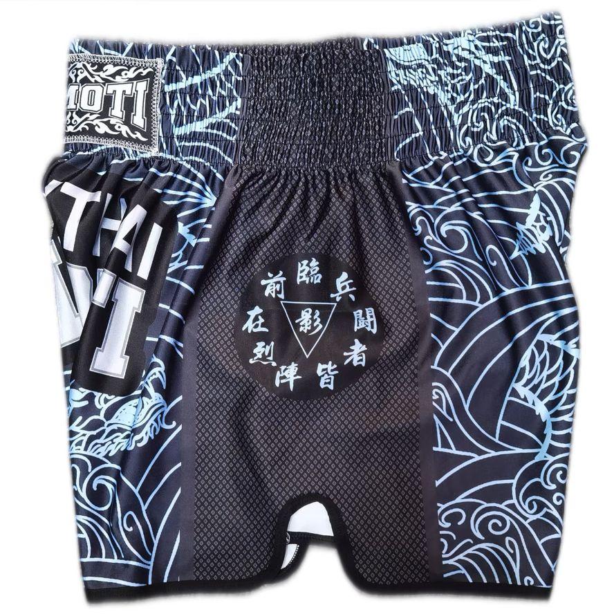 Muay Thai Kickboxing Box MMA UFC Pantaloni Scurți Casual Gimnastică Sport Unisex Bărbați Femei Antrenament Uscare Rapidă Imprimeu Elastic Talie Înaltă Antrenament