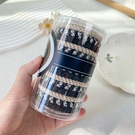Hair Band 15Pcs High Elasticity Ropes, Thick Rubber Bands, Super Grip Non-deforming Rope No Slip Ties, Tangle Accessories for Running Climbing