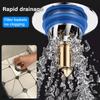 Bathroom Bouncing Floor Drain Odor and Bug Proof Core Cover Strainer No Knock Tile Old Floor Drain Board Remodel Full Seal Cover