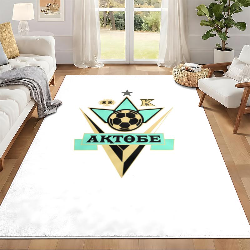 FC Aktobe Carpet Door Mat for Living Room or Bedroom Protective Mat Under Chair Office Decoration Christmas Gift Birthday Present