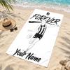 Collingwood Football Club Benutzerdefinierte Namens-Strandtücher dienen auch als Badetücher Sommer-Essential ein Muss für draußen den Strand und den Pool