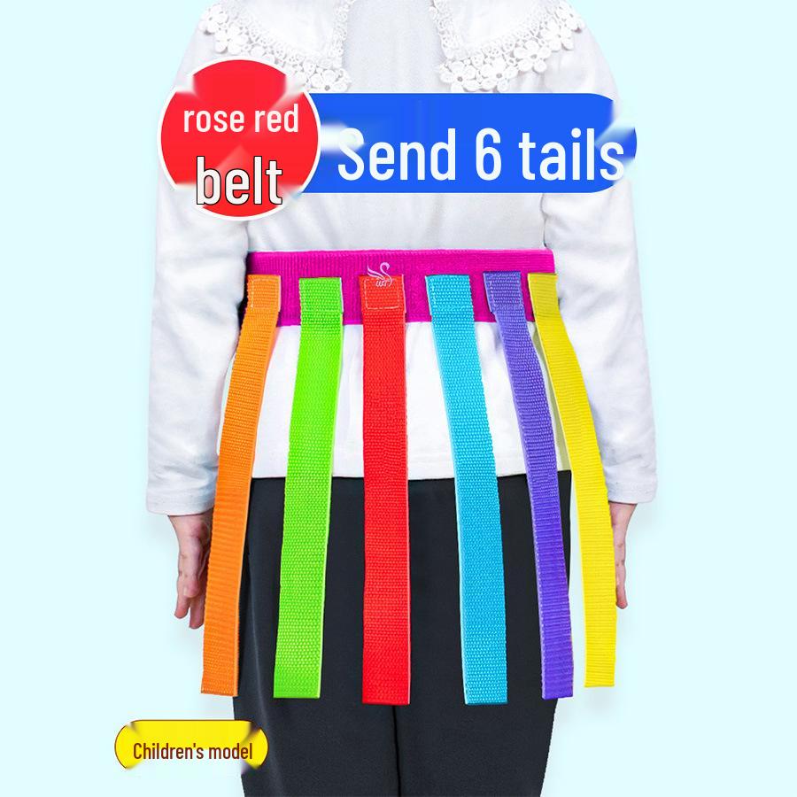 Adjustable Catch the Tail Waistband: Parent-Child Team Building Toy for Sensory Integration and Sports Fun