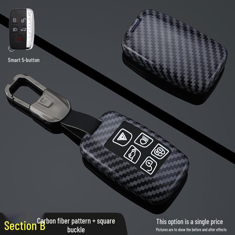 Key Covers Compatible with Land Rover Discovery Sport, Range Rover Evoque, Velar, Freelander, Defender, and Jaguar.