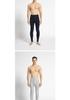 Men's Slim Fit Pure Cotton Autumn Pants for Middle-Aged & Elderly - Warm, Solid Color, Thin Wool Underpants