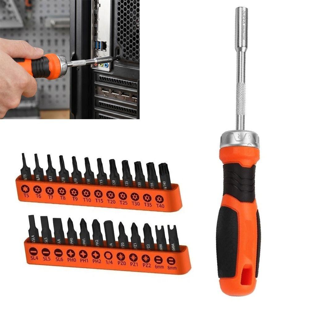 Built-in Magnet Screwdriver Set Cross Shaped Multifunctional Screwdriver Screw Removal