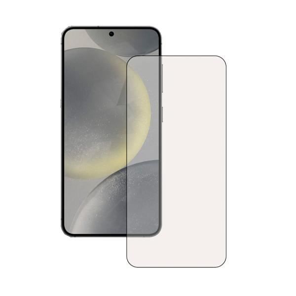 Protecteur d'écran - KSIX - Samsung Galaxy S24 - Verre trempé - Résistant aux rayures - Noir