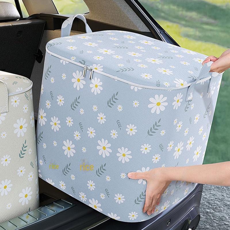 "Daisy Large-Capacity Non-Woven Storage Bag for Quilts and Clothing"