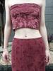 Nuanu Hove Long Skirt_Wine