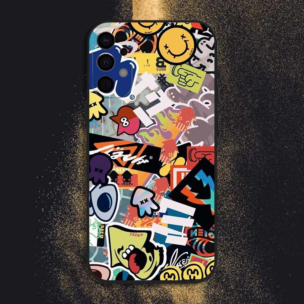 S-Splatoon Game Phone Case For Samsung S25,S24,S21,S22,S23,S30,Ultra,S20,Plus,Fe,Lite,Note,10,9,5G Black Cover