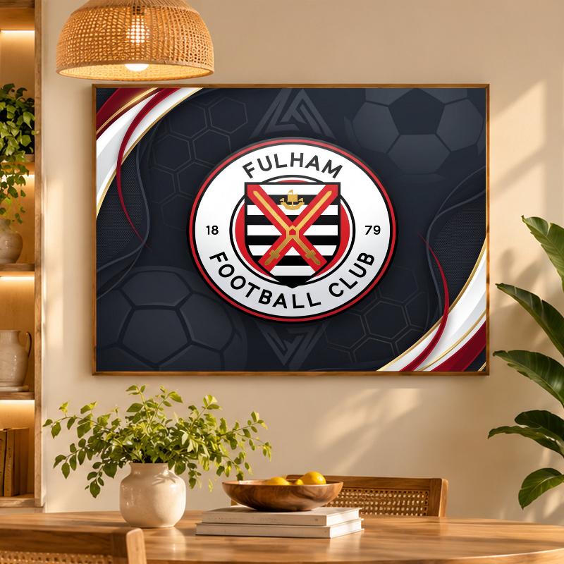 5D Diamond Painting Fulham Football DIY Full Drill Diamond Art Kit Home Decoration
