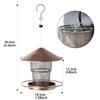 Bird Feeder Outdoor Ironwork Hanging Extendable Bird Feeders Courtyard Sleeve Hummingbird Feeder For Bird Food Dispenser Tool