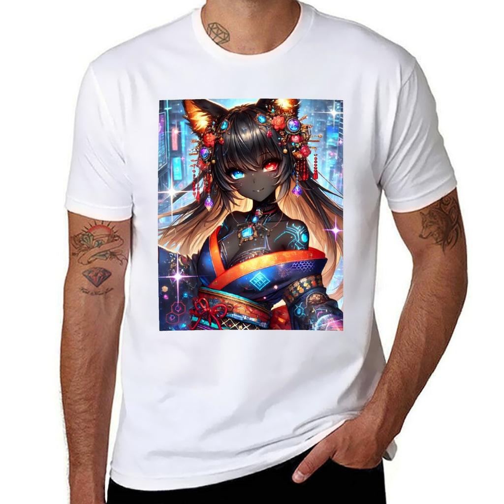 Wolf Magic Tshirt Trendy Casual Short Sleeve Shirt