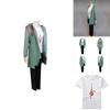 Komaeda Nagito High Quality Cosplay Costume Coat Jacket T-shirt Pants Wig Set