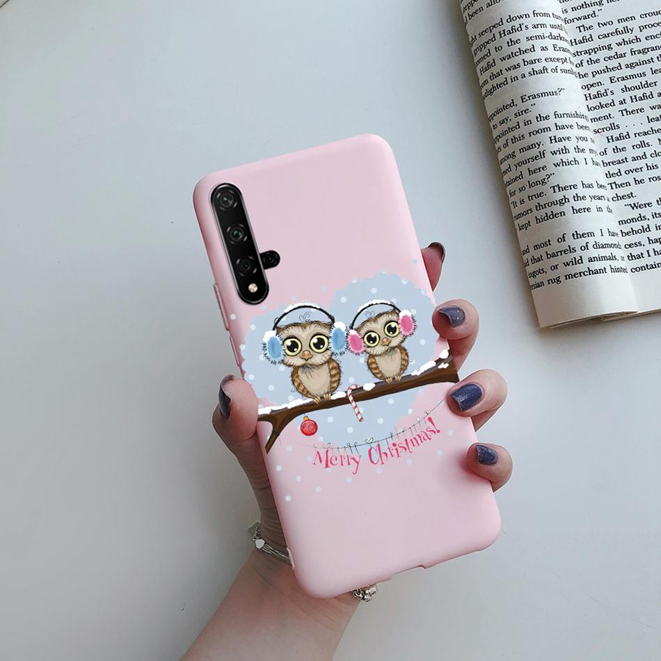 For Honor 20 Case Cartoons Love Heart TPU Funda For Huawei Honor 20 Pro Lite YAL-L21 YAL-L41 20S MAR-LX1H Back Cover Phone Case