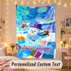 Custom Personalized Tapestry,Fall Guys Print Custom Name Text Wall Art Hanging for Bedroom