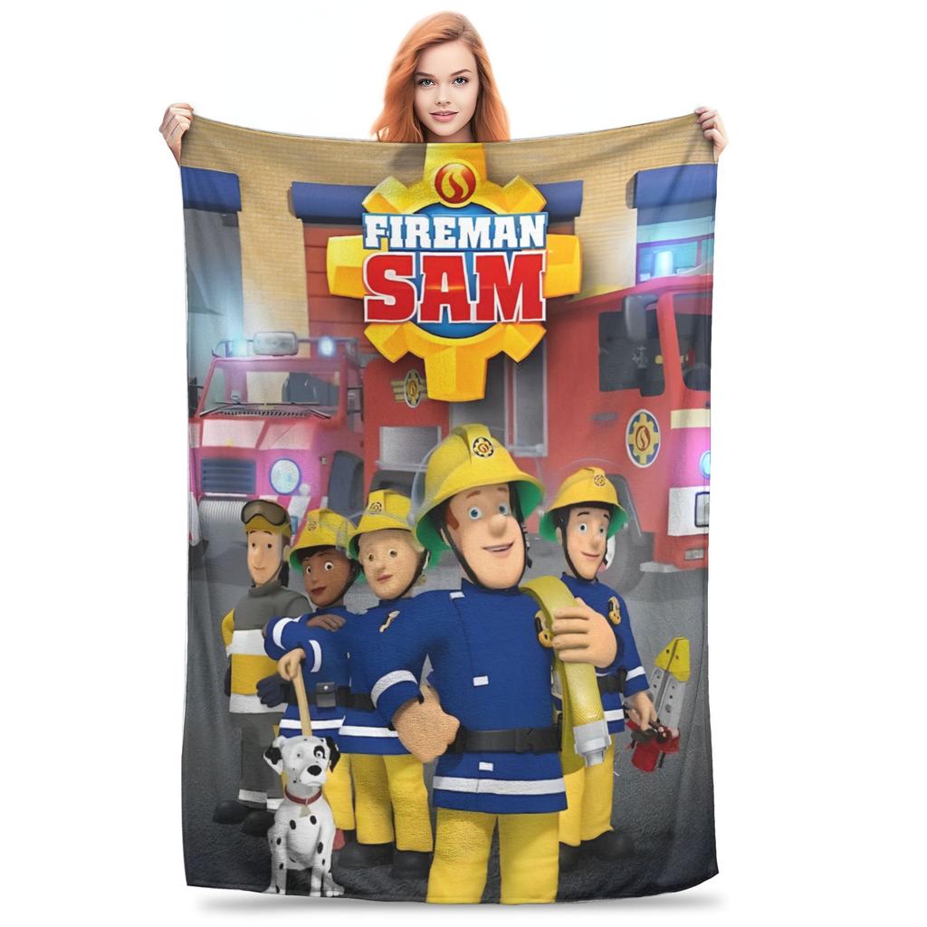 Fireman Sam  Blanket Multiple Sizes Super Soft and Warm  Throw Blankets for Sofa Couch and Bed