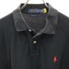 POLO RALPH LAUREN Short sleeve Classic fit Polo shirt M black Fawn Men's Used