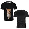 2024 Trendy New Cat Graphic T-Shirt Summer Fashion Casual T-Shirts For Man Comfortable And Breathable Short Sleeve Funny T Shirt