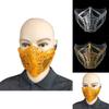 Stunning Mortal Kombat Scorpion Half Face Mask Crafted From Durable Resin For Cosplay Events
