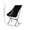 Portable High Back Folding Camping Chair Strong Support