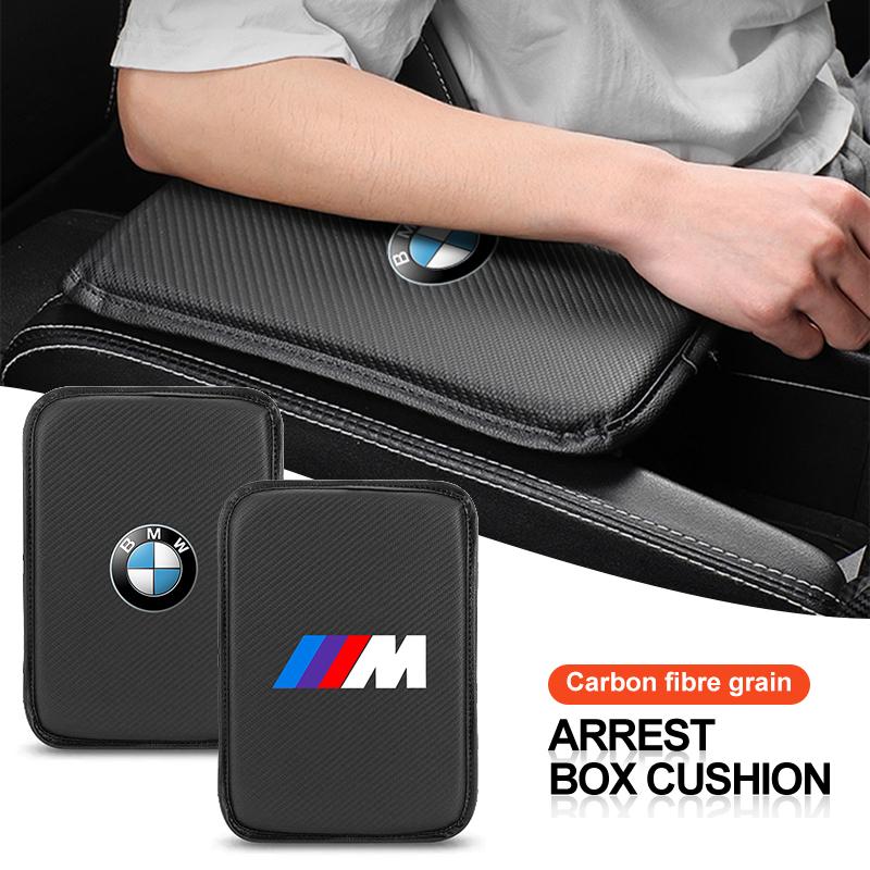 Tappetini per Scatola Bracciolo Auto Pelle Coperture per Console Centrale Accessori Per BMW E46 E39 E90 E60 E36 F30 F10 E34 E30 F20 E92 M3 M4 M5 X6