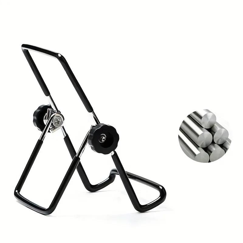 Faltbarer, verstellbarer Telefon-/Tablet-Ständer, Desktop-Halterung, verstellbare Schreibtischstütze, flexibler Telefonständer