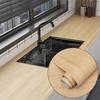 Yellow Oak Wood Grain Imitation Wood Water-Repellent Wall Cover 40Cm Width Removable Wall Sticker Self-Adhesive Cabinet Table Decor