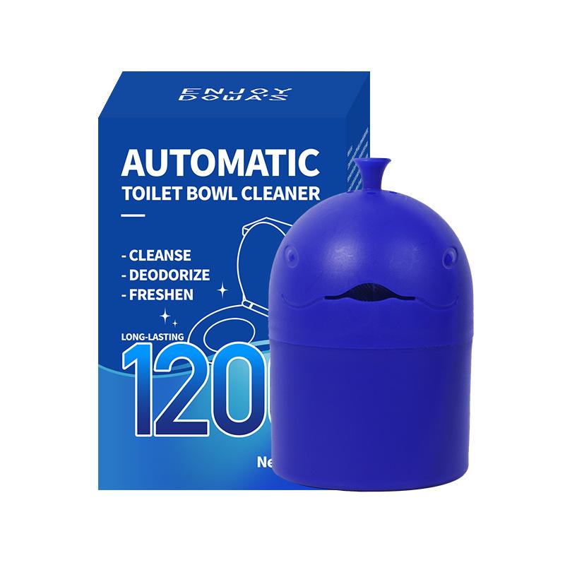 

Automatic Toilet Cleaner with Portable Design, Whale Design, Slow-Release Cleaning, 1 Bottle, 150G Gel 1 pcs
