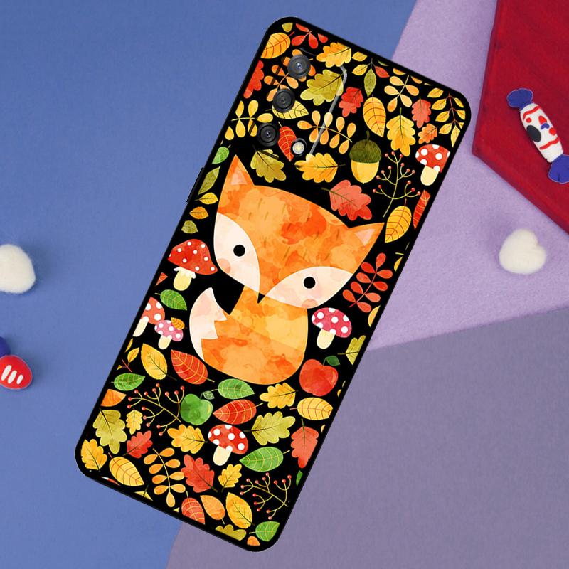 Herbstblätter Fallender Fuchs Hülle Für Oppo A5 Pro A6 A57 A17 A78 A54 A74 A94 A76 A16 A96 A18 A40 A60 A80 A38 A58 A98 A15