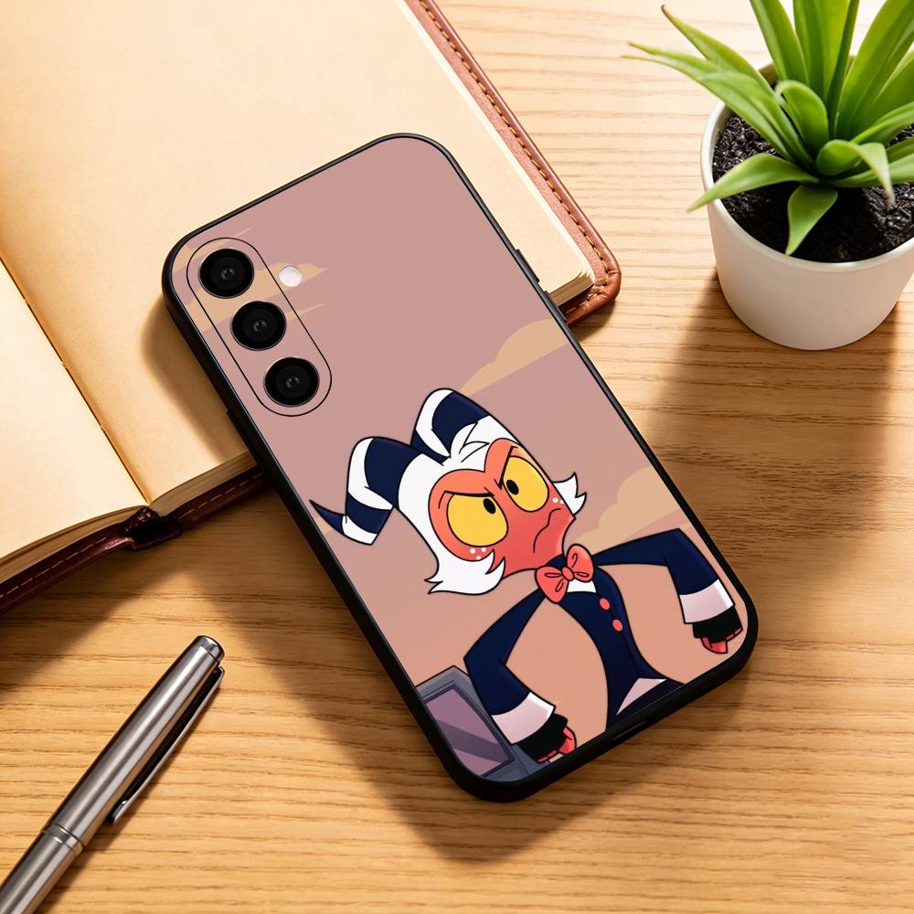 

H-Helluva Boss M-Moxxie Phone Case For Samsung Galaxy A73,A72,A71,A70,A53,A52,A51,Others Soft Black Cover Samsung a71 4g
