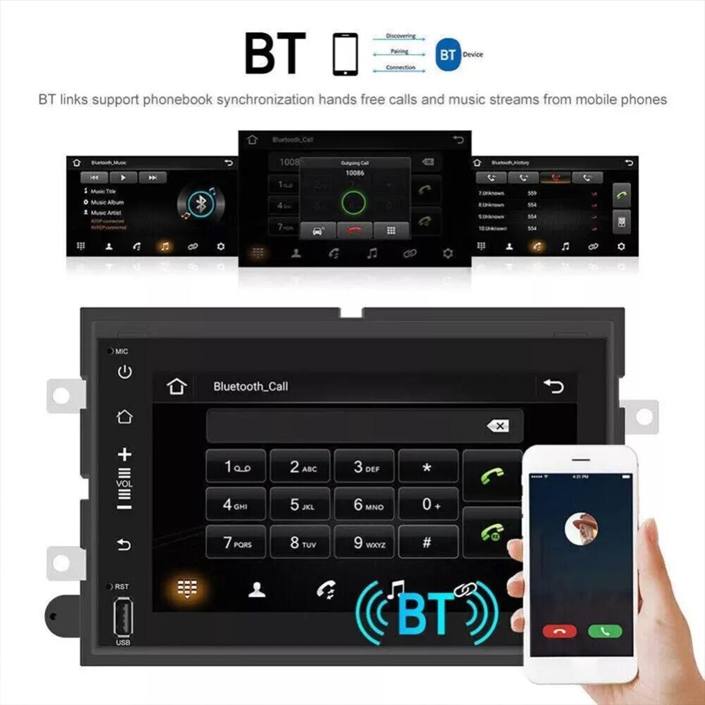 Carplay Android 13.0 Car Radio Stereo Automotive Multimedia Player WiFi GPS Navi For Ford F150 F250 F350 E250 2004-2014
