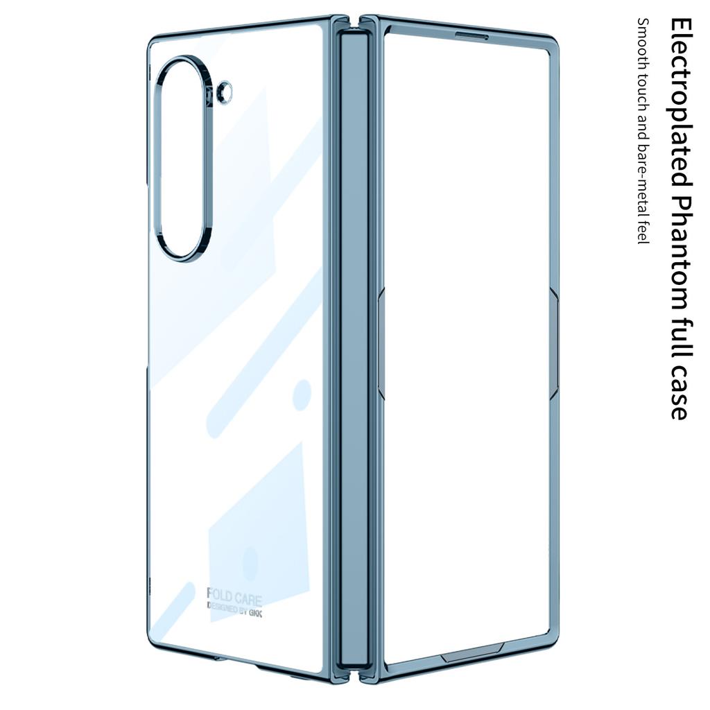 Samsung Z Fold7 Mobile Phone Case Electroplated Pc Phantom Large Hole Transparent Fold7 Fold Screen Protection Case