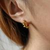 Punk Rock Metal Twisted Spiral Mini Hoop Earrings Stainless Steel Small Circle Round Huggie Ear Buckle Fashion 2026 New Jewelry