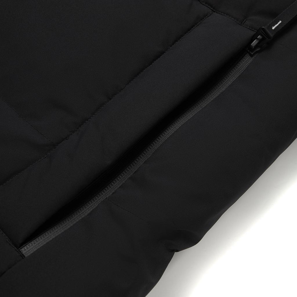 Li Ning Windproof Waterproof Warm Simple Comfortable Versatile Hooded Down Jacket Women Outerwear AYMV406-2